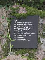  (C) 2007 by G. Doczkal, 
Gedenktafel auf dem Schartenberg, 
Schartengberg bei Eisental, Baden-Württemberg, Germany